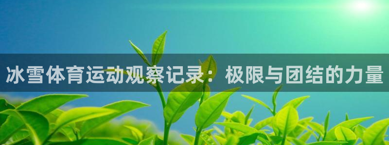 意昂集团：冰雪体育运动观察记录：极限与团结的力量
