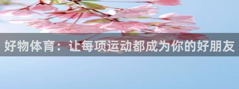 意昂2注册：好物体育：让每项运动都成为你的好朋友