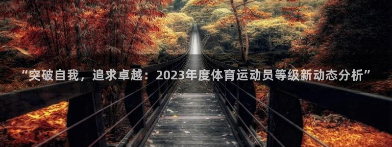 意昂2平台登录：“突破自我，追求卓越：2023年度体育运动员等级新动态分析”